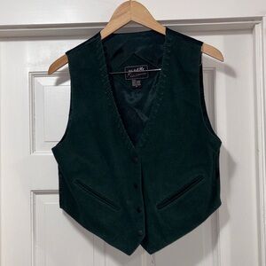 VINTAGE 90s suede vest
